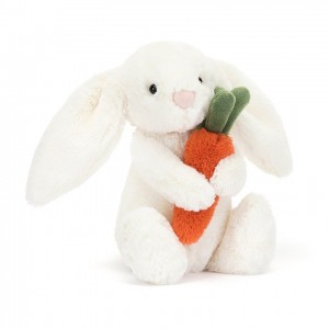 Jellycat Bashful Lapin with Carotte SMALL - H18 X W9 CM | 79815IWSH