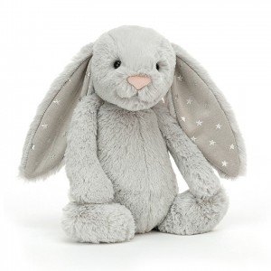 Jellycat Bashful Shimmer Lapin MEDIUM - H31 X W12 CM | 37568YVEC