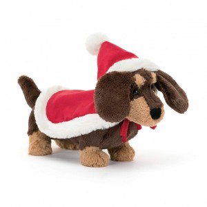 Jellycat D'hiver Warmer Otto Saucisson Chien ONE SIZE - H15 X W7 CM | 54829QMRW