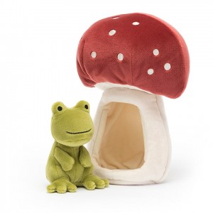 Jellycat Forest Fauna Grenouille ONE SIZE - H19 X W14 CM | 83714USTH