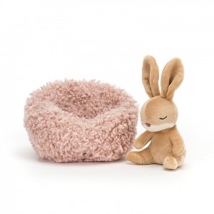 Jellycat Hibernating Lapin ONE SIZE - H12 X W12 CM | 61327LGSQ