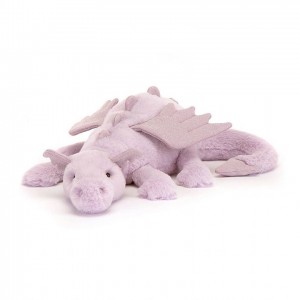 Jellycat Lavender Dragon HUGE - H19 X W66 CM | 24361AUMP