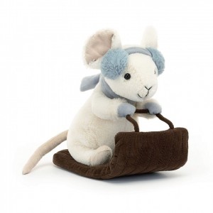 Jellycat Merry Souris Sleighing ONE SIZE - H18 X W11 CM | 51843BCWP