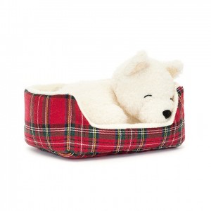 Jellycat Napping Nipper Westie ONE SIZE - H10 X W15 CM | 68931JTKO