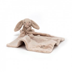 Jellycat Personalised Bashful Beige Lapin Doudou ONE SIZE - H34 X W34 CM | 06172VTBY