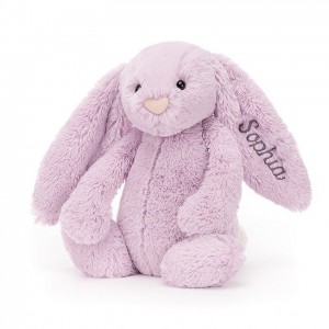 Jellycat Personalised Bashful Lilac Lapin Medium MEDIUM - H31 X W12 CM | 20796LXKJ