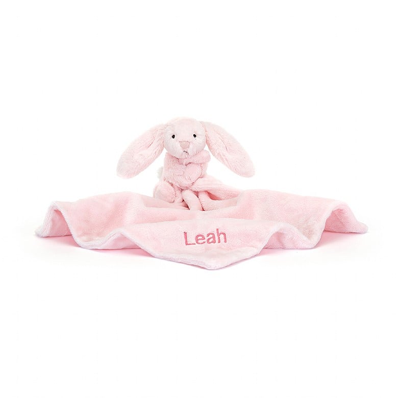 Jellycat Personalised Bashful Pink Lapin Doudou ONE SIZE - H34 X W34 CM | 76458ODXF