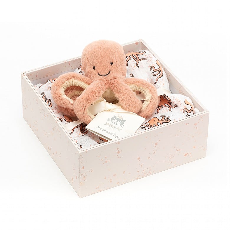 Jellycat Odell Pieuvre Gift Set ONE SIZE - H18 X W18 CM | 83496OGDB