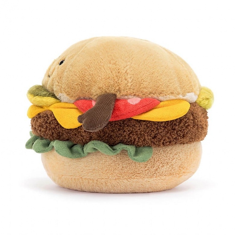 Jellycat Amuseable Burger ONE SIZE - H12 X W12 CM | 51789AKYZ