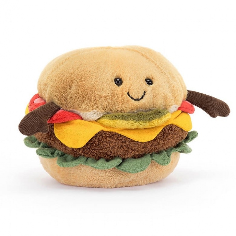 Jellycat Amuseable Burger ONE SIZE - H12 X W12 CM | 51789AKYZ