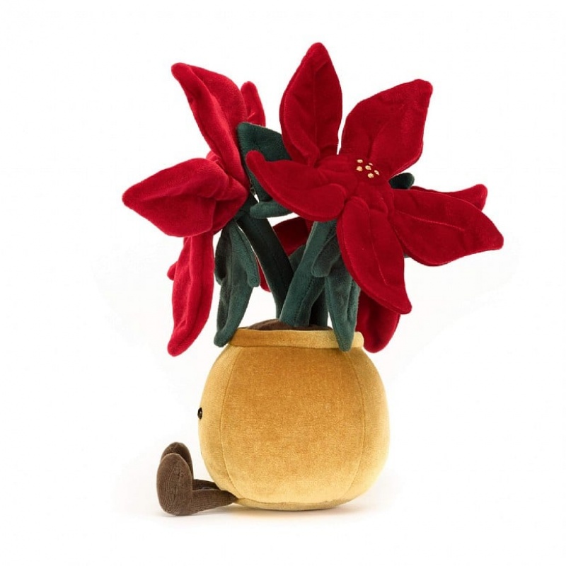 Jellycat Amuseable Poinsettia ONE SIZE - H24 X W11 CM | 06983JCKG