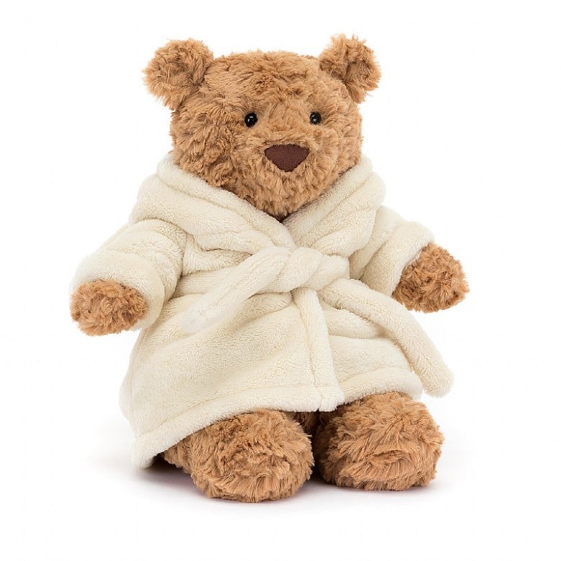 Jellycat Bartholomew Ours Bathrobe MEDIUM - H26 X W12 CM | 01523AQHK