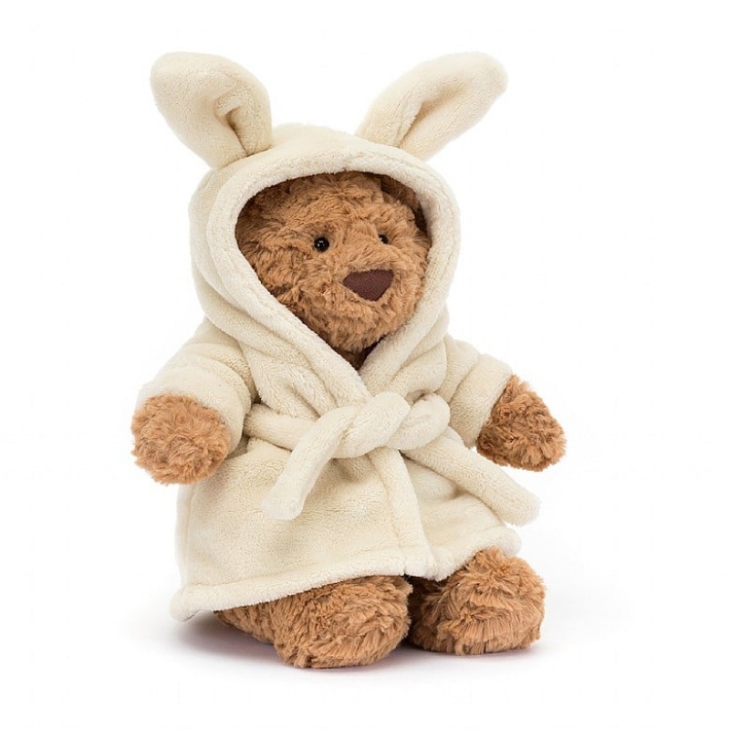 Jellycat Bartholomew Ours Bathrobe MEDIUM - H26 X W12 CM | 01523AQHK