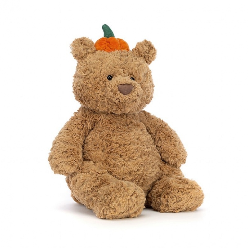 Jellycat Bartholomew Ours Citrouille LARGE - H36 X W21 CM | 50436KUOD