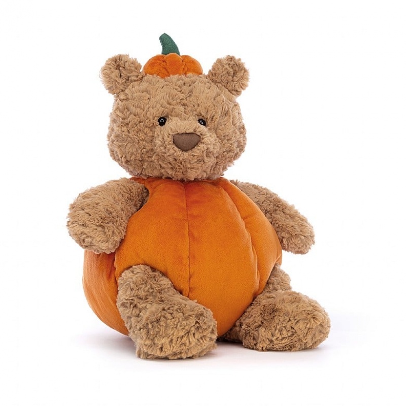 Jellycat Bartholomew Ours Citrouille LARGE - H36 X W21 CM | 50436KUOD