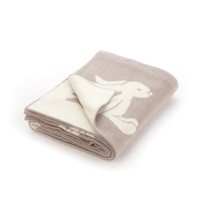 Jellycat Bashful Beige Lapin Couverture ONE SIZE - H102 X W76 CM | 28910HRXZ