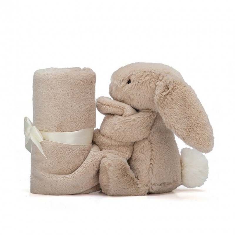 Jellycat Bashful Beige Lapin Doudou ONE SIZE - H34 X W34 CM | 31685ZMXT