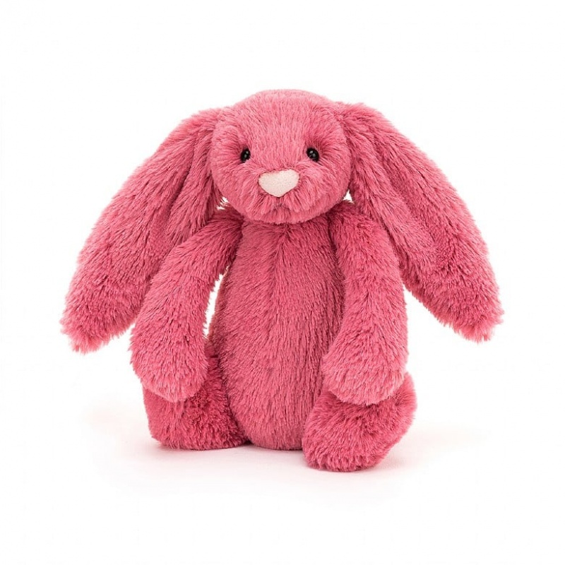 Jellycat Bashful Cerise Lapin TINY - H13 X W6 CM | 61582ZABK