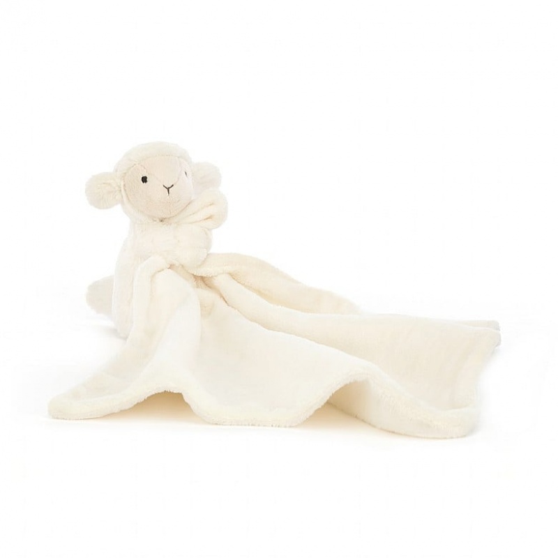 Jellycat Bashful Lamb Doudou ONE SIZE - H34 X W34 CM | 07146LQUS