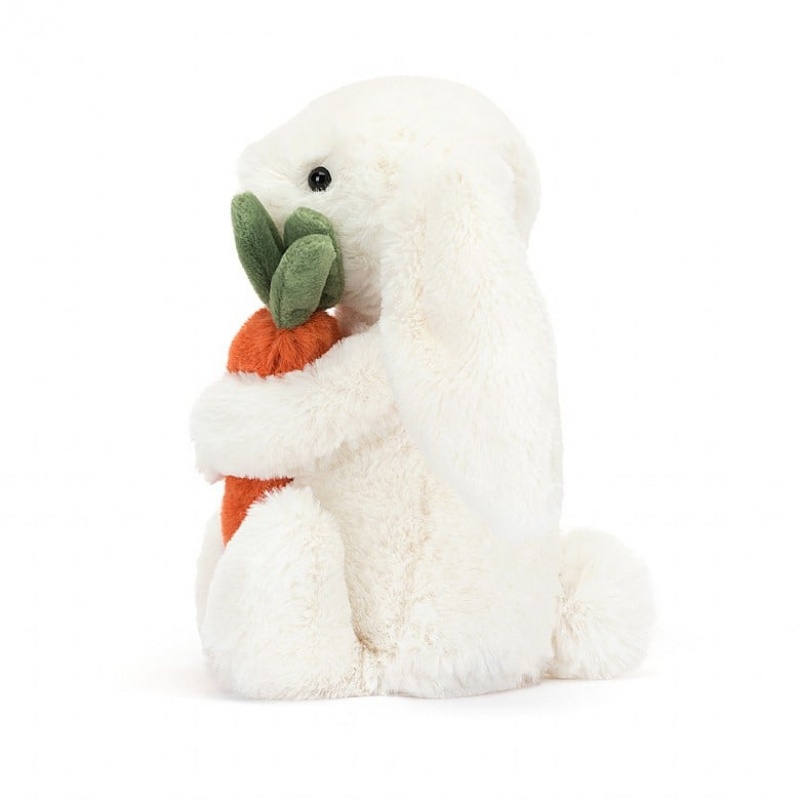 Jellycat Bashful Lapin with Carotte SMALL - H18 X W9 CM | 79815IWSH