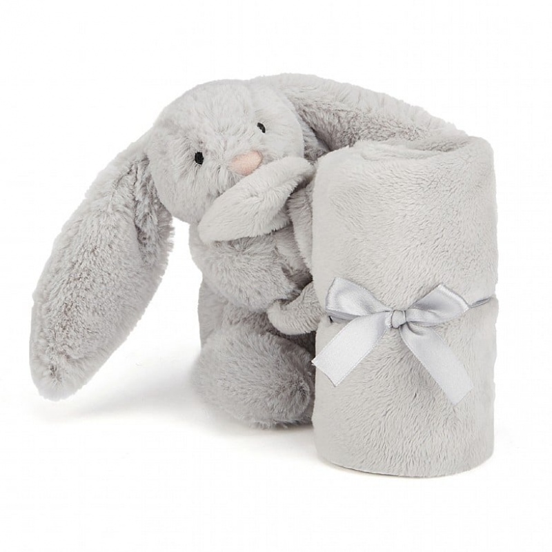 Jellycat Bashful Silver Lapin Doudou ONE SIZE - H34 X W34 CM | 70245FKGS