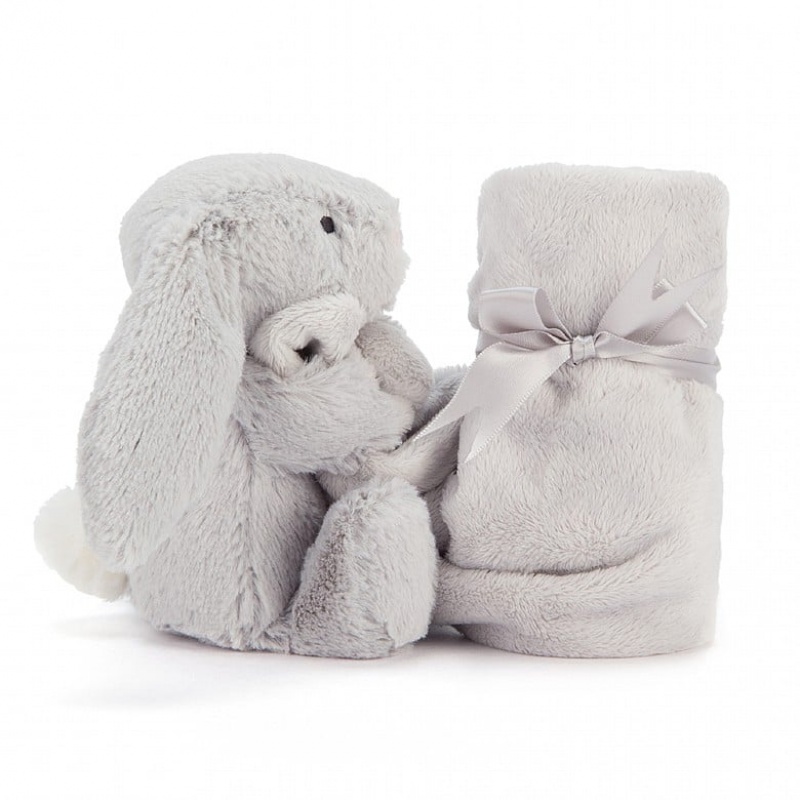 Jellycat Bashful Silver Lapin Doudou ONE SIZE - H34 X W34 CM | 70245FKGS