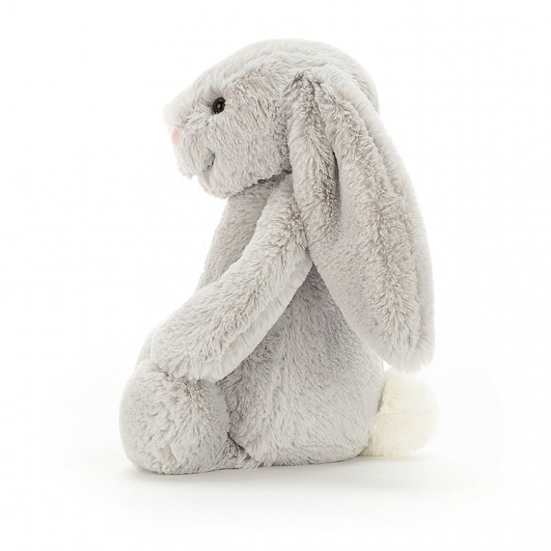 Jellycat Bashful Silver Lapin TINY - H13 X W6 CM | 50193PRNB