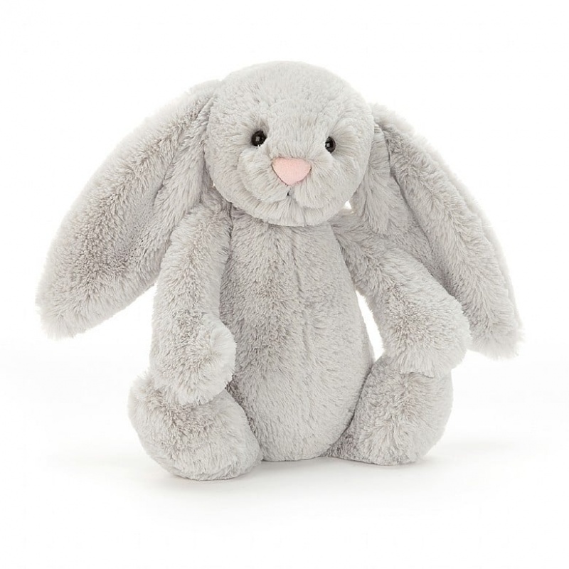 Jellycat Bashful Silver Lapin TINY - H13 X W6 CM | 50193PRNB