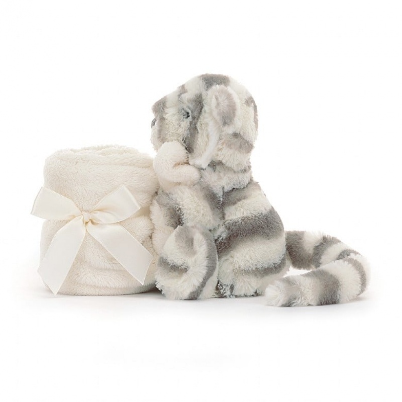 Jellycat Bashful Snow Tigre Doudou ONE SIZE - H34 X W34 CM | 80497CFQA