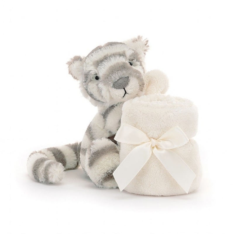 Jellycat Bashful Snow Tigre Doudou ONE SIZE - H34 X W34 CM | 80497CFQA