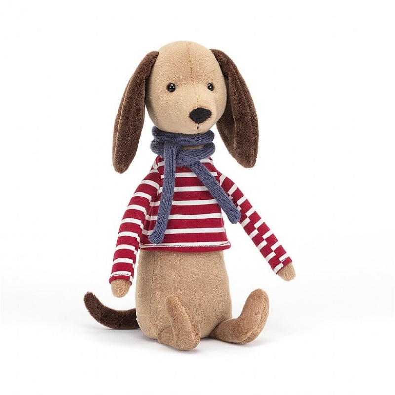 Jellycat Beatnik Buddy Saucisson Chien ONE SIZE - H27 X W7 CM | 07916NCUL