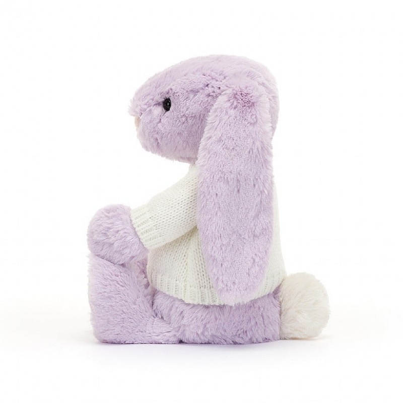 Jellycat Blossom Jasmine Lapin with Personalised Cream Jumper MEDIUM - H31 X W12 CM | 87091EGPY