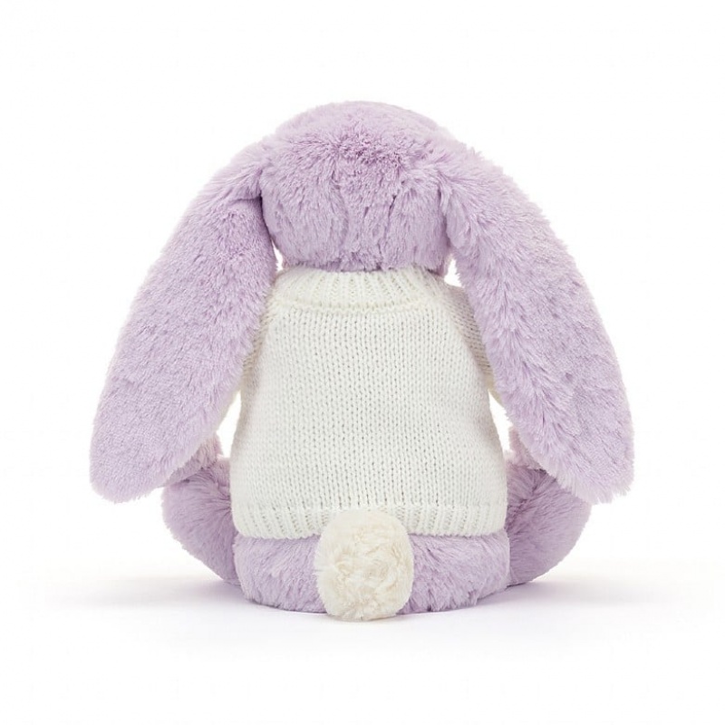 Jellycat Blossom Jasmine Lapin with Personalised Cream Jumper MEDIUM - H31 X W12 CM | 87091EGPY