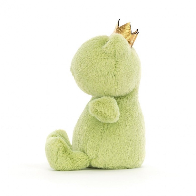 Jellycat Crowning Croaker Green Grenouille ONE SIZE - H12 X W8 CM | 57619CTDL