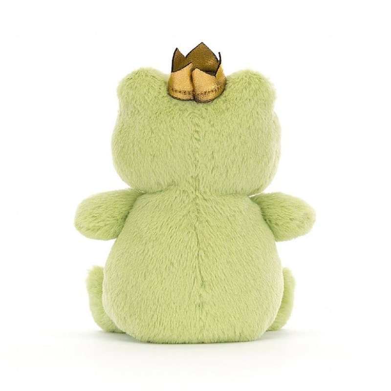 Jellycat Crowning Croaker Green Grenouille ONE SIZE - H12 X W8 CM | 57619CTDL