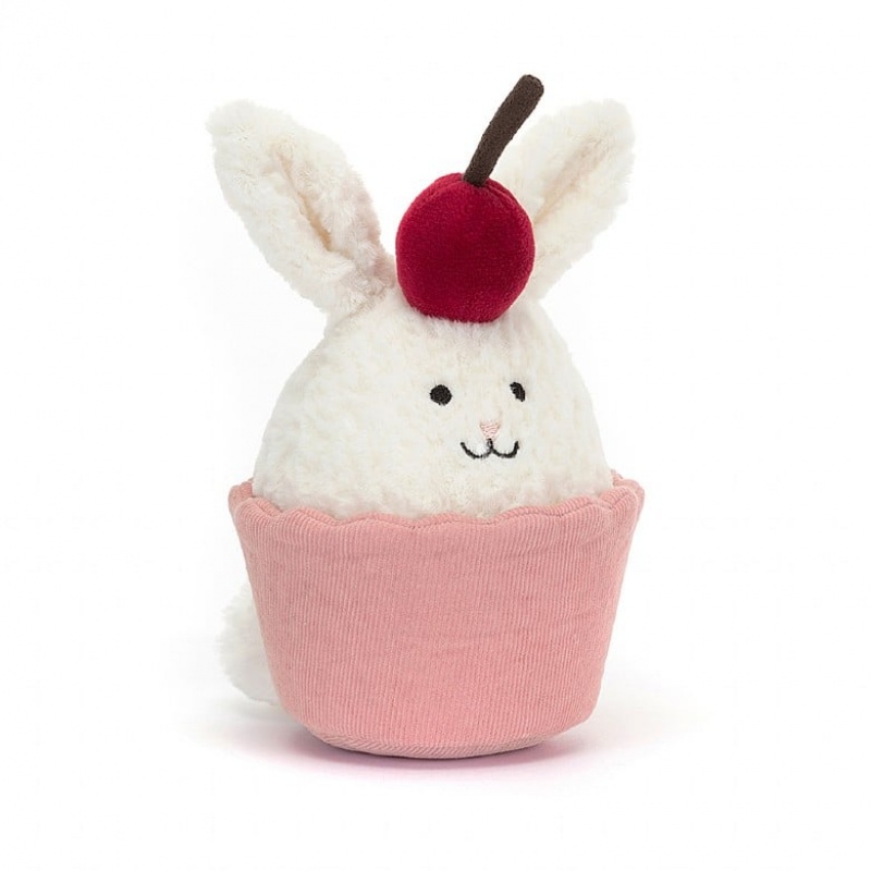 Jellycat Dainty Dessert Lapin Cupcake ONE SIZE - H14 X W10 CM | 03286EYRZ