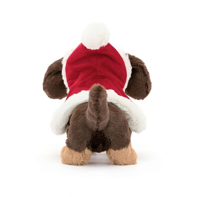 Jellycat D'hiver Warmer Otto Saucisson Chien ONE SIZE - H15 X W7 CM | 54829QMRW