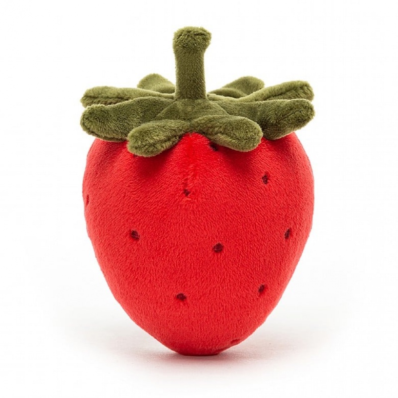 Jellycat Fabulous Fruit Fraise ONE SIZE - H8 X W7 CM | 68574UXFO