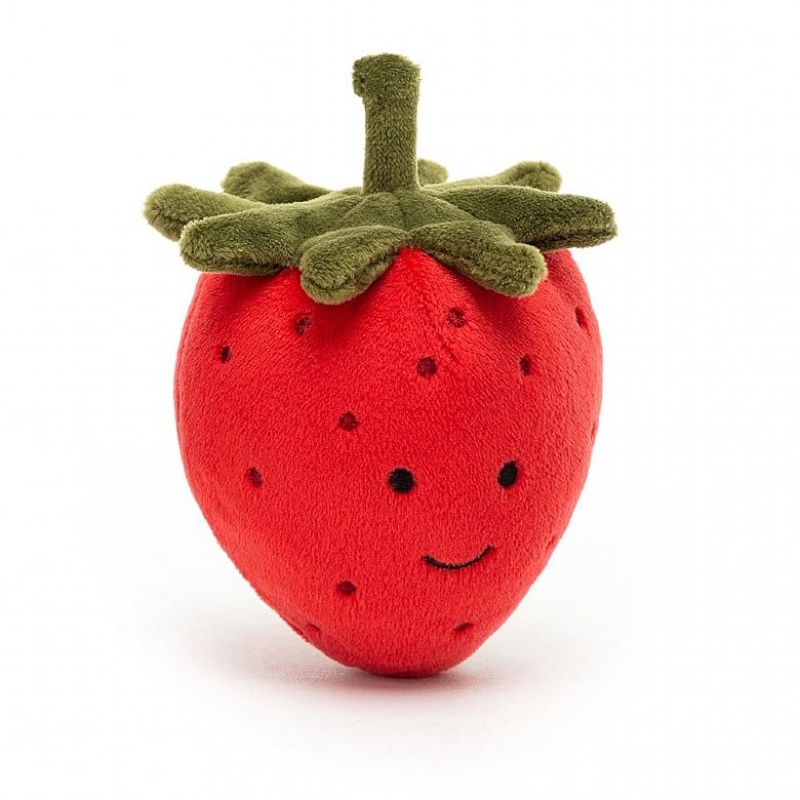 Jellycat Fabulous Fruit Fraise ONE SIZE - H8 X W7 CM | 68574UXFO