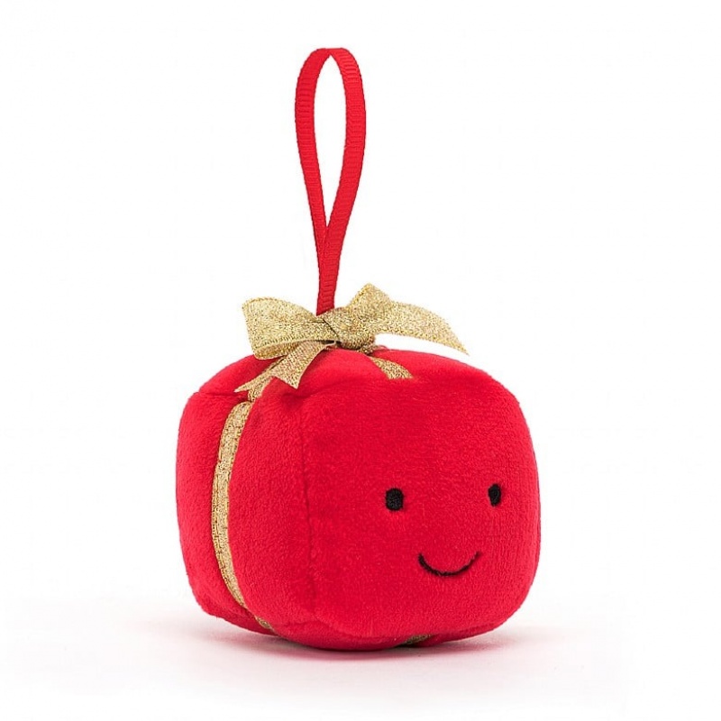 Jellycat Festive Folly Present ONE SIZE - H7 X W7 CM | 26134XTCW