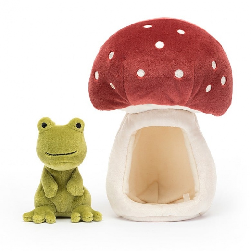 Jellycat Forest Fauna Grenouille ONE SIZE - H19 X W14 CM | 83714USTH