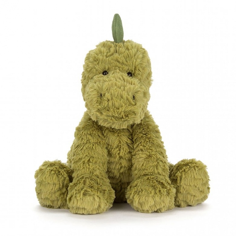 Jellycat Fuddlewuddle Dinosaure MEDIUM - H23 X W11 CM | 34681VDRL