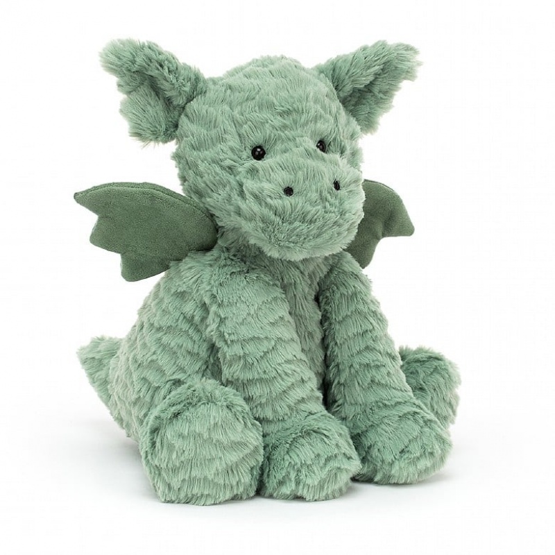 Jellycat Fuddlewuddle Dragon MEDIUM - H23 X W11 CM | 47813FOTL