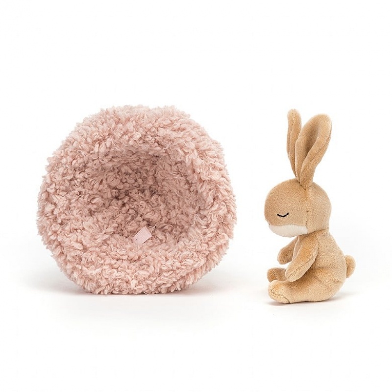 Jellycat Hibernating Lapin ONE SIZE - H12 X W12 CM | 61327LGSQ