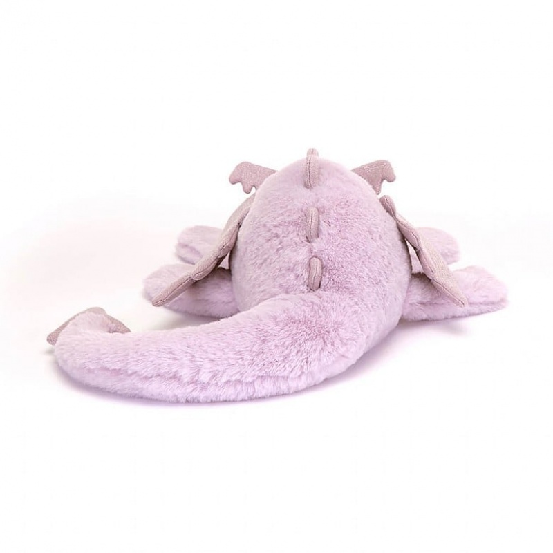 Jellycat Lavender Dragon HUGE - H19 X W66 CM | 17493QIFG