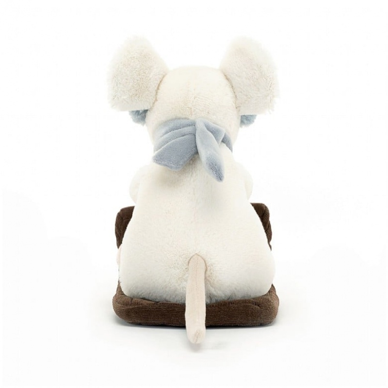 Jellycat Merry Souris Sleighing ONE SIZE - H18 X W11 CM | 51843BCWP