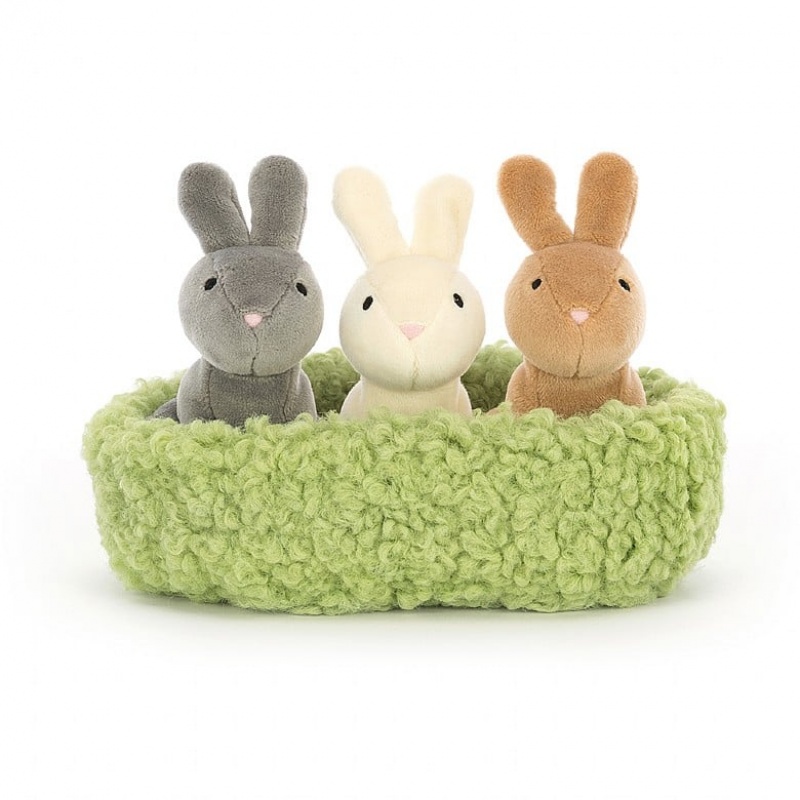 Jellycat Nesting Bunnies ONE SIZE - H10 X W15 CM | 97504GOZR