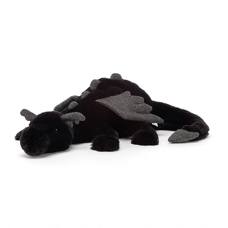 Jellycat Onyx Dragon HUGE - H19 X W66 CM | 67549ESLI