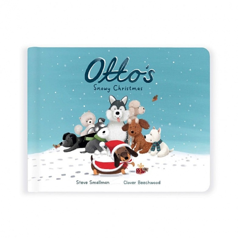 Jellycat Otto's Snowy Noël Livre & D'hiver Warmer Otto Saucisson Chien ONE SIZE | 63048JUVD