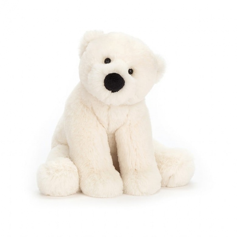 Jellycat Perry Polar Ours MEDIUM - H26 X W15 CM | 20386NGBW